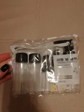 7 Uds Mini viaje maquillaje cosmética rostro crema bote botellas plástico transparente viaje accesorios vacío maquillaje contenedor botella