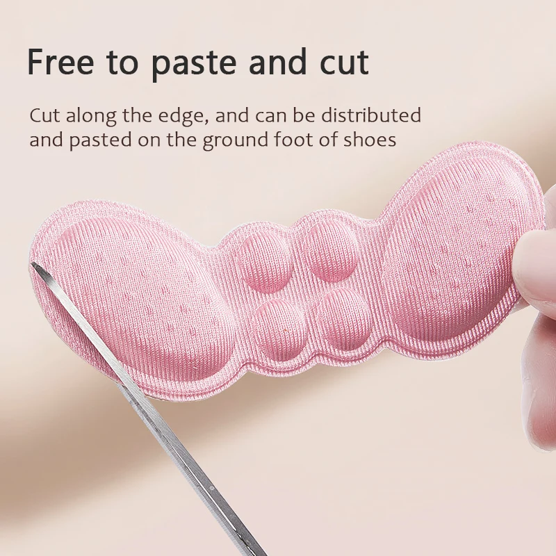 New Women Thicken High Heel Pad Adjust Size Adhesive Heels Pads Liner Grips Protector Sticker Pain Relief Foot Care Insert