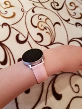 Correa de silicona para reloj Samsung Galaxy, banda de silicona de 20mm para reloj inteligente Samsung Galaxy Watch de 42mm Active2 40/44mm, repuesto clásico