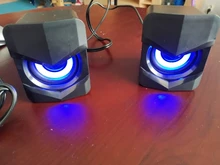 Altavoz pequeño intercambiable para ordenador portátil, caja de sonido pequeño para escritorio, USB, para oficina, superdinámico