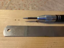 Herramienta de punzón central automática, herramienta de perforación de madera, herramienta de carpintería, broca, 2 uds.