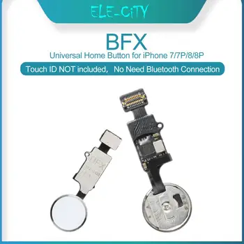 

BFX Universal Home Fingerprint Button+Flex Assembly for iPhone 7/7P/8/8Plus Menu Return Key Repair Parts No Bluetooth Touch ID