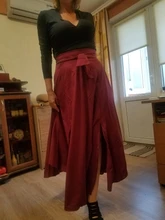 Maxi Skirts Irregular Zipper ZANZEA Long Vintage High-Waist Summer Saia Solid A-Line