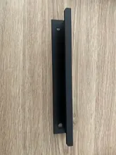 Tiradores pomos de cajones de armario, tiradores ocultos de acero inoxidable, negro, plata, naranja y dorado, muebles para despensa de la cocina