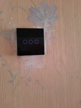 Glass-Panel Wall-Switch Touch-Screen-Switch Eu-Light BONDA 1-Gang White Crystal AC220V