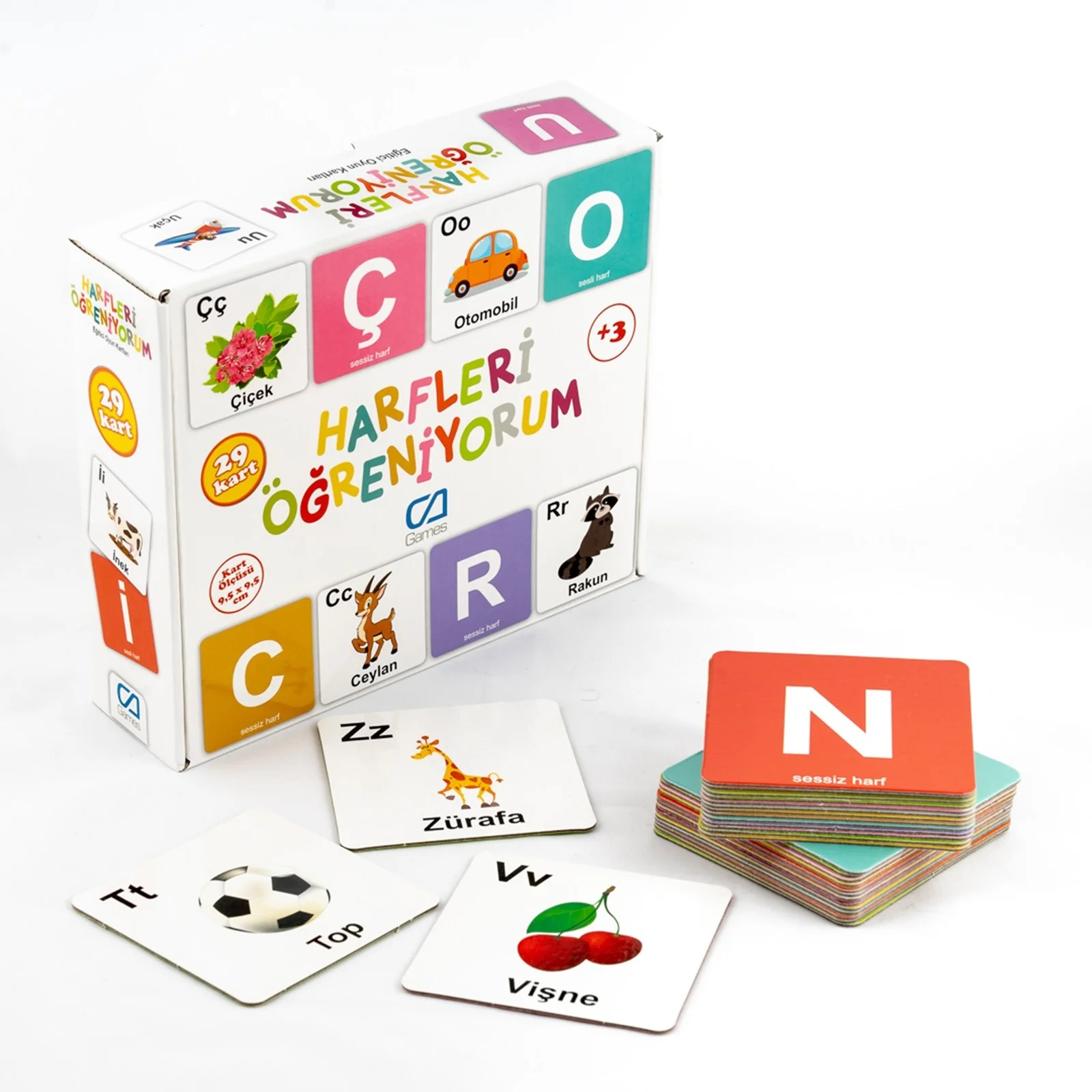 

ebebek Ca Games Learning Letters Educational Cards 29 pcs 3 Years+