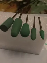 Pulidor de silicona para uñas, herramientas de corte de cutículas, limas de broca, pulidor para máquina eléctrica, 1 Uds.