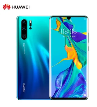 Оригинальная глобальная Huawei P30 Pro смартфон 8 Гб оперативной памяти 256 ГБ ROM 6,47 дюймов 4G GSM Android 9,0 мобильный телефон 40MP + 32MP Leica 4 камеры