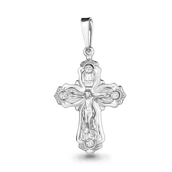 

Cross Orthodox AQUAMARINE without inserts Silver 925