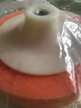 5 pulgadas 125mm Auto de abrillantado para coche Pad para pulidor de esponja de depilación con cera coche naranja accesorios disco de pulido de lavado de mantenimiento