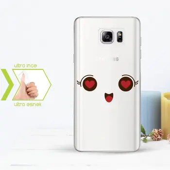 

Personalized Custom Samsung Galaxy Note 5 Slim Clear Silicone Phone Cover (Face Temalı-6)