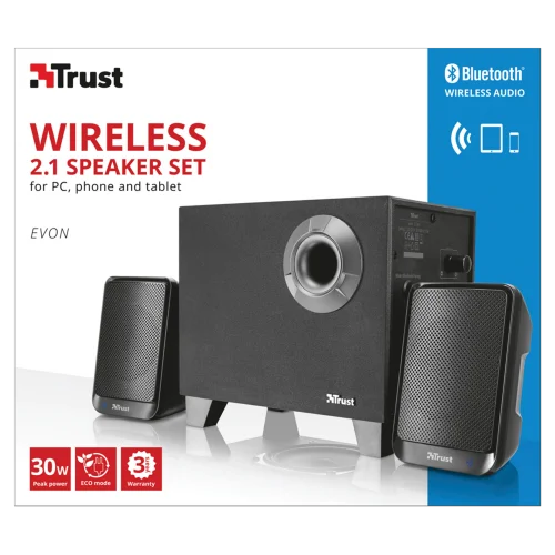 Акустическая система 2.1 21184 Trust ZELOS BT 30Вт 3,5mini-jack