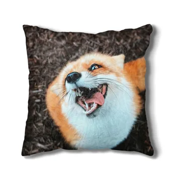 

Pillow 3D satisfied Fox