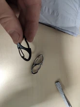 2 uds de bloqueo mosquetón llavero 8 anillo Clip de liberación rápida Rock mosquetones de escalada Clip clave hebilla aire libre acampar herramienta de