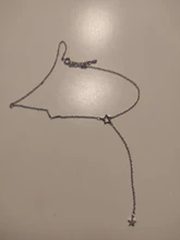 Gargantilla de Plata de Ley 925 para mujer, colgante de estrella brillante, joyería de cumpleaños para fiesta de boda, regalo de Navidad