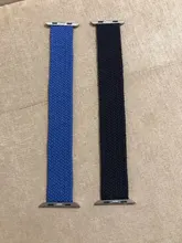 Loop-Strap Watchband Braided Solo Elastic Iwatch-Series Apple 42mm-Bracelet 40mm 