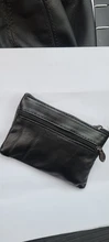 Tarjetero suave para hombre y mujer, Cartera de cuero con cremallera, para regalo, nuevo, fácil de llevar