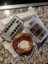 String-Light Timing-Battery Christmas-Decoration Remote-Control Festive Party Copper