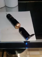 Mini batería inalámbrica para tatuaje, fuente de alimentación, lápiz para tatuaje giratorio, máquina de 1200mAh, Motor de estilo corto para suministro de agujas de cartucho