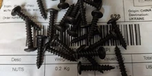 Truss-Head Self-Tapping-Screws Black Phillips M3 M4 Steel with 