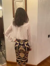 Falda larga con estampado de otoño para mujer, falda larga con estampado de otoño, diseño abstracto, estilo europeo