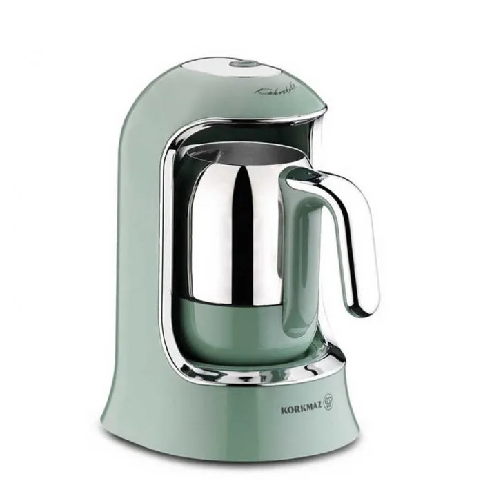 

Turkish Electric Coffee Maker (Turquoise) - Kahvekolik