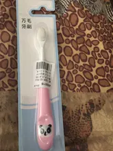 Cepillo de dientes bonito de cerdas suaves para bebés, cepillo de dientes de entrenamiento de animales de dibujos animados, cepillo de dientes para cuidado Dental del bebé