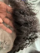 Encaje Frontal transparente con mechones, extensiones con ondas al agua, mechones con Frontal Miss Cara 100%, cabello humano Remy