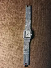 MISSFOX – reloj de diamante para mujer, cronógrafo cuadrado dorado, de cuarzo, análogico, minimalista, femenino