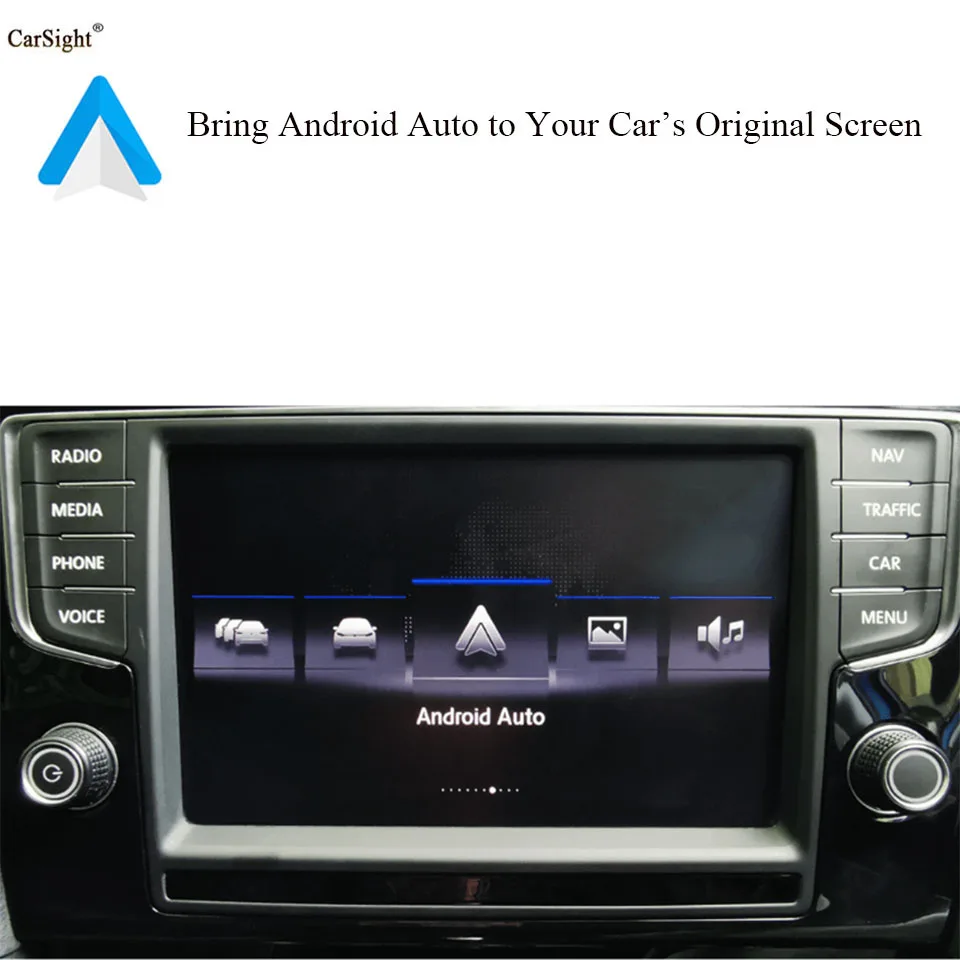 CarPlay Solution for VW MK7 Golf Touran Car Play Google Maps App TXT Message Siri Voice Play Apple Library Spotify Play Music