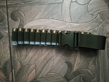 Airsoft-cinturón táctico Fighter 27, Calibre de pistola, 12 soporte, Cartucho de escopeta, militar, munición para exteriores