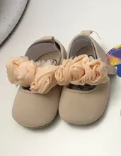 2018 nuevo bebé recién nacido niña bebé Infante zapatos de bebé suave suela para bebés Anti-slip Bebé Zapatos Zapatillas de flores