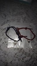 Uds \ Set de acero inoxidable pulsera de pareja un par de imán mano hombres y mujeres regalo amistad encantos cuerda joyería