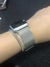 Milanese-Correa de reloj para Apple Watch, pulsera de acero inoxidable para hombre y mujer, 38mm, 42mm, 44mm, 40mm, 3 4 5 6 SE