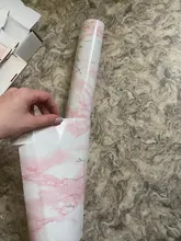 Marble Wallpaper Stick Desktop-Stickers Home-Decor-Film Self-Adhesive Kitchen Cabinets