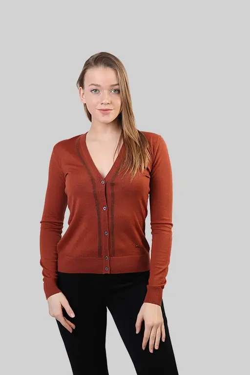 

Sweater V Collar Winter Wool Cardigan 2779