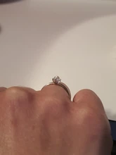 ZHOUYANG-Anillo delicado delgado de estilo minimalista con una mini perla, joyería fina, color amarillo claro dorado