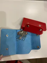 1 PC portátil de los titulares de ama de llaves llavero coche bolsa Porta llaves Unisex caso cartera cubierta de Color sólido Simple bolsa de almacenamiento