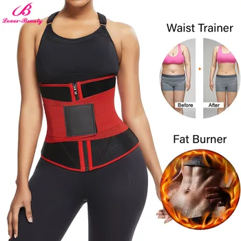 

Lover-Beauty Waist Trainer Neoprene Belt Weight Loss Cincher Body Shaper Tummy Control Strap Slimming Sweat Fat Burning Girdle