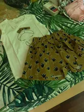 Shorts T-Shirt Bow Children Clothing Girls Summer 7-Years Print And Sleeveless for Kids