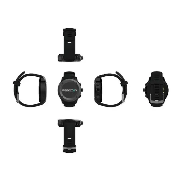 Умные часы BRIGMTON BWATCH-100GPS-A 1," ЖК-дисплей Bluetooth синий