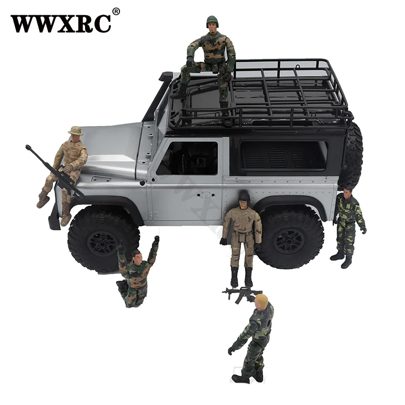 1PCS 3.75&quot Action Figure Scale Garage Driver Doll for RC Car MN D90 D99S WPL C14 C24 C24-1 JJRC | Игрушки и хобби