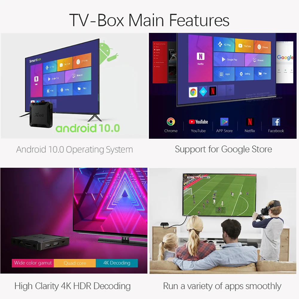 Мини проектор AUN Q6/s (дополнительно Android 10 TV Box) видеопроектор 1280x720P. Портативный 3D