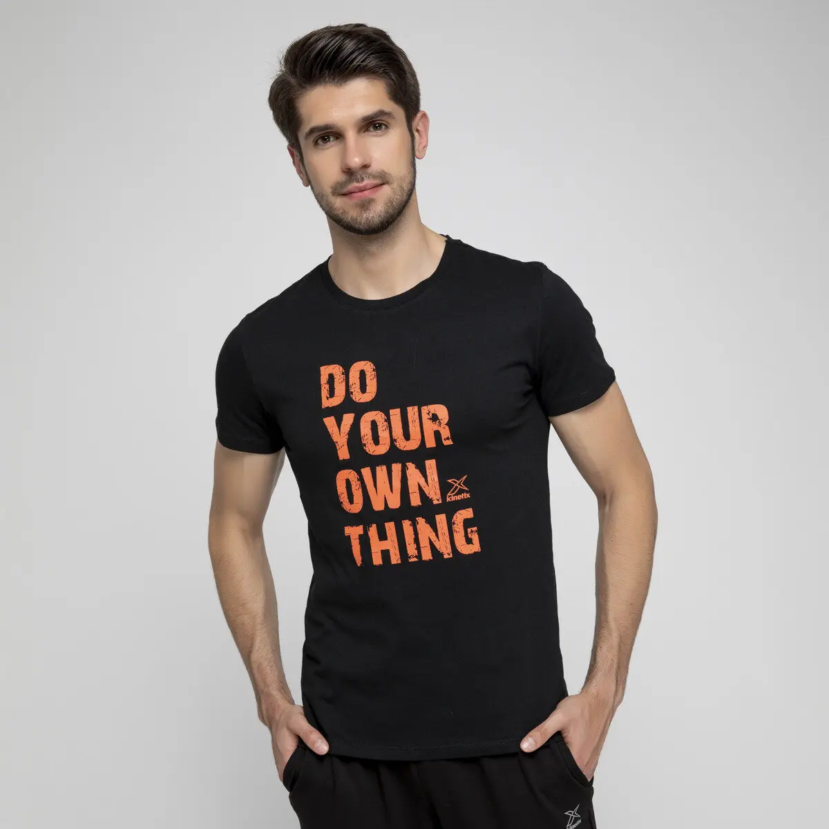 

FLO ELBA T-SHIRT Black Male T-Shirt KINETIX