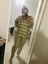 Oversized Shirts Clothing Tops Button Female Blouse Long-Sleeve Toppies Vintage Plus-Size