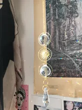 Atrapasueños solar geométrico, chapado en oro