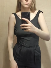 Mono Sexy de Blanco sólido para mujer, peto negro elástico, camiseta sin mangas, Bodycon, S-XXL