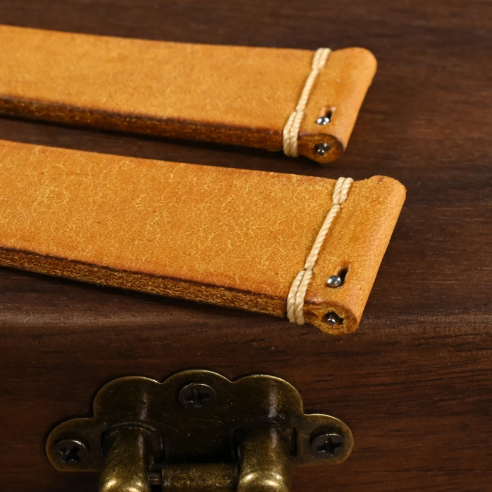 San Martin Leather Strap Quick Release Suitable For 20mm 22mm General Type Watch Bands 316L Stainless Steel Buckle Watch Parts