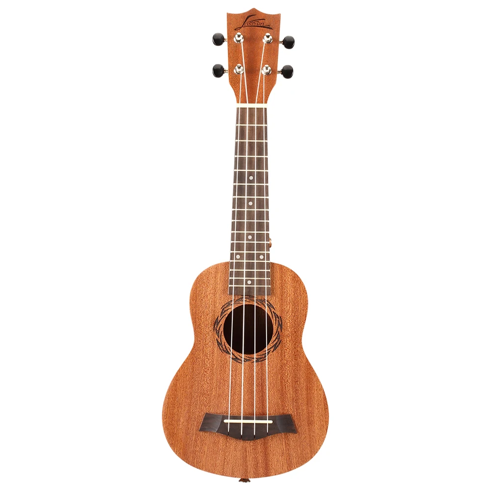Meilleur Soprano professionnel ukulélé Hawaii guitare rose bois ukulélé Instruments de musique pour débutant cadeau 21 pouces 54*8*7cm