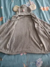 Albornoz con capucha de dibujos animados para niñas pequeñas, ropa de dormir bonita para bebé